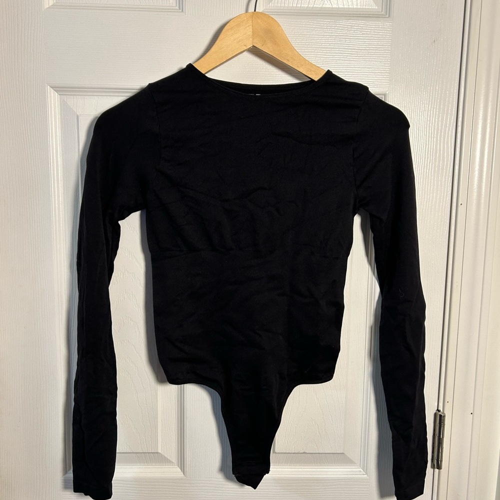 Black Long Sleeve Bodysuit